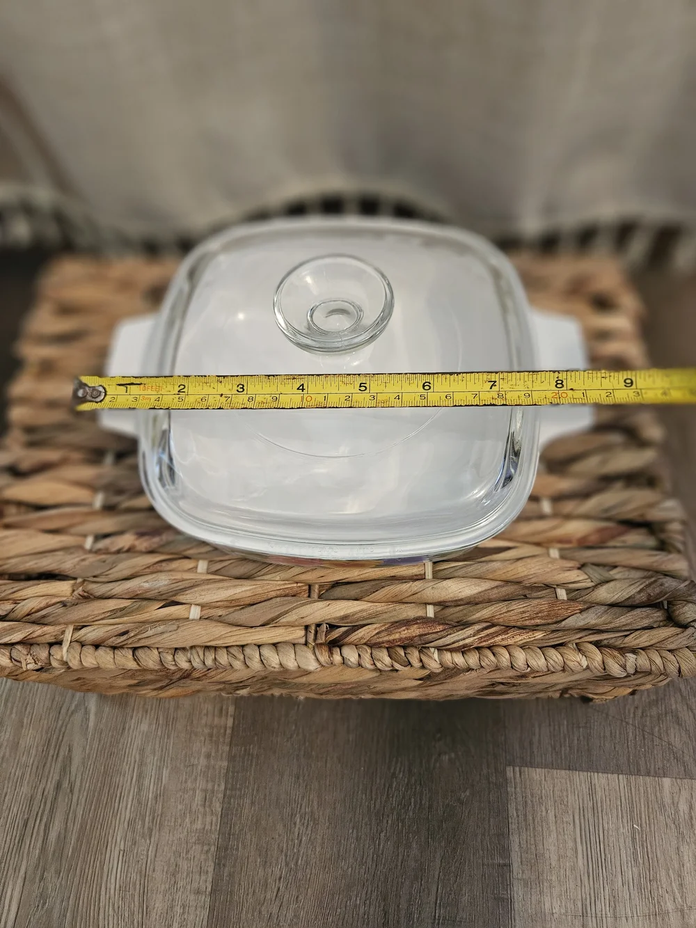Vintage Corningware Summer Blush Casserole Dish With Lid